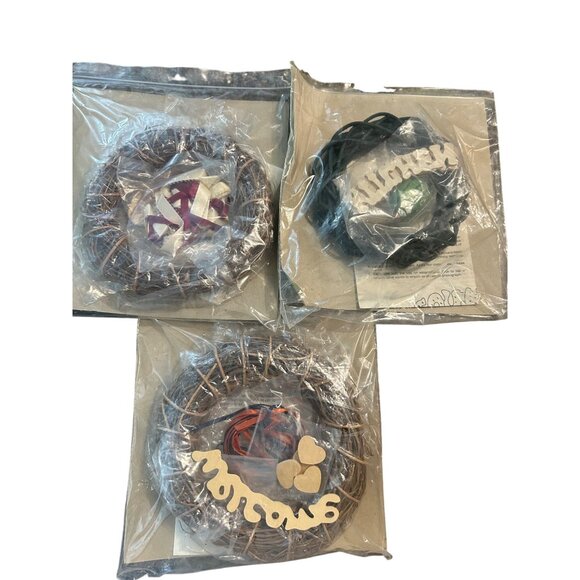 Wreaths Unlimited DIY Craft Kits - Victorian Burgundy Watermelon Green & Welcome - Picture 5 of 5